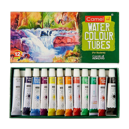 Camel Water Colour Tubes 12 Shades